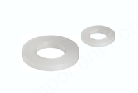 1/4" Washer 3/4" OD 1/16 thk Nylon Plastic Insulating Fastener C18049 